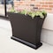 Mayne Bordeaux Trough Planter - Black 8890-B - alternate 4